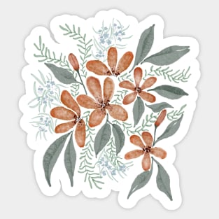 Tiger lilies Sticker